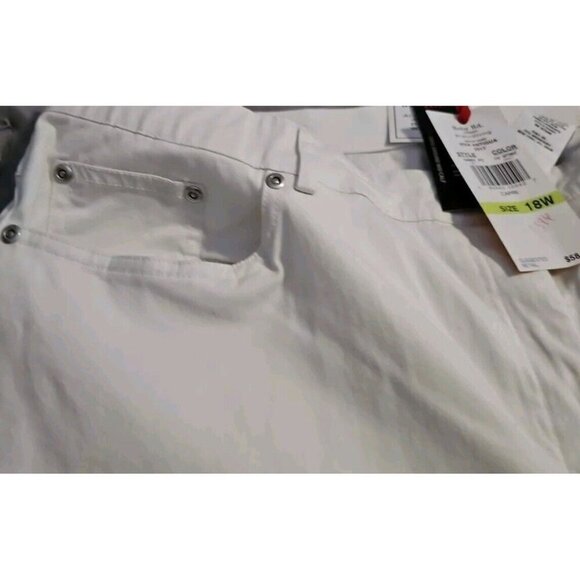 Rudy Red Women Capri Size 18 White Nwt Please Read - Picture 9 of 11